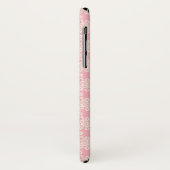 Coques Case-Mate iPhone Rétro damassé florale (Dos/Gauche)
