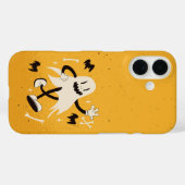 Coques Case-Mate iPhone Retro Dancing Ghost Cute Halloween (Verso (horizontal))