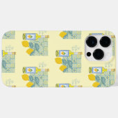 Coques Case-Mate iPhone Rétro de la ferme de citron (Verso (horizontal))