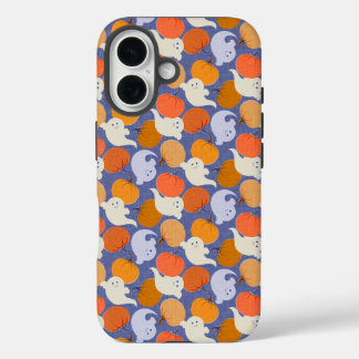 Coques iPhone 16 Rétro d'Halloween en bas
