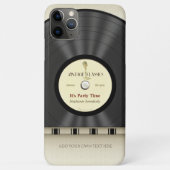 Coques Case-Mate iPhone Rétro disque classique de LP de vinyle (Dos)