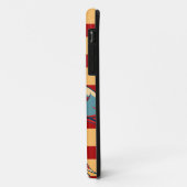 Coques Case-Mate iPhone Rétro drapeau patriotique américain d'Eagle (Dos/Gauche)