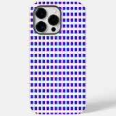Coques Case-Mate iPhone rétro électrique rayé bleu & violet (Verso)