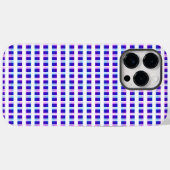 Coques Case-Mate iPhone rétro électrique rayé bleu & violet (Verso (horizontal))