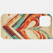 Coques Case-Mate iPhone Rétro en forme de coeur (Verso (horizontal))