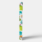 Coques Case-Mate iPhone rétro faune de lion de safari d'enfants (Verso / Droite)
