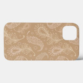 Coques Case-Mate iPhone Rétro-feater-pâle-motif (Verso (horizontal))
