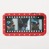 Coques Case-Mate iPhone Retro Filmstrip Red Polka Dot Photo Collage (Dos (Horizontal))