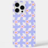Coques Case-Mate iPhone Rétro Fleur Géométrique Violet Periwinkle des anné (Verso)