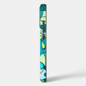 Coques Case-Mate iPhone Rétro floral psychédélique de Lave-Lampe (Verso / Gauche)
