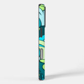 Coques Case-Mate iPhone Rétro floral psychédélique de Lave-Lampe (Verso / Droite)