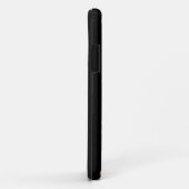 Coques Case-Mate iPhone Retro Floral rose jaune et noir Personnalisé (Dos/Droite)