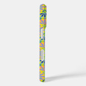 Coques Case-Mate iPhone Retro Floral Series Jaune (Verso / Droite)