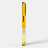 Coques Case-Mate iPhone Retro Floral Yellow Spring Super Monogramme (Verso / Droite)