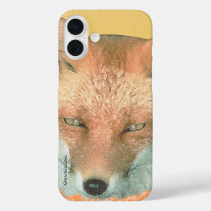 Coques iPhone 16 Plus Retro Fox Art Retro Personnalisé iPhone 7 Plus