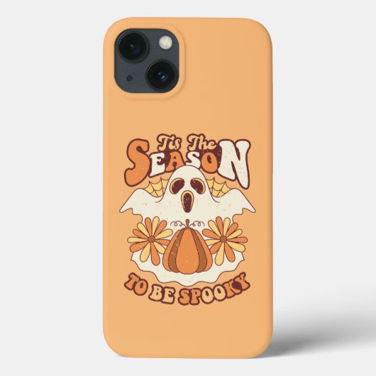 Coques Case-Mate iPhone Retro Groovy Spooky Season Halloween (Verso)