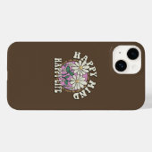 Coques Case-Mate iPhone Retro Happy Mind Happy Life (Verso (horizontal))