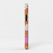 Coques Case-Mate iPhone Rétro Hippie Peace Orange Bohème Groovy des années (Dos/Droite)