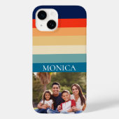 Coques Case-Mate iPhone Retro les années 70 Stripes Photo Modèle moderne M (Verso)