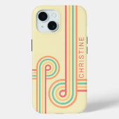 Coques Case-Mate iPhone Retro Line Art Super (Verso)