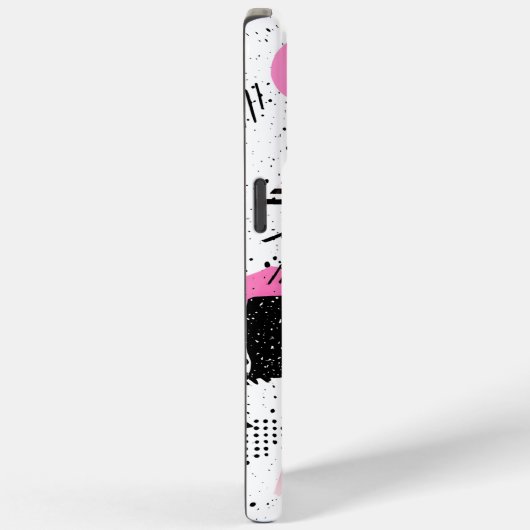 Coques Case-Mate iPhone Retro Memphis Geometric Pattern (Verso / Droite)