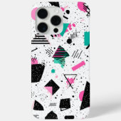 Coques Case-Mate iPhone Retro Memphis Geometric Pattern (Verso)