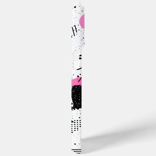 Coques Case-Mate iPhone Retro Memphis Geometric Pattern (Verso / Droite)