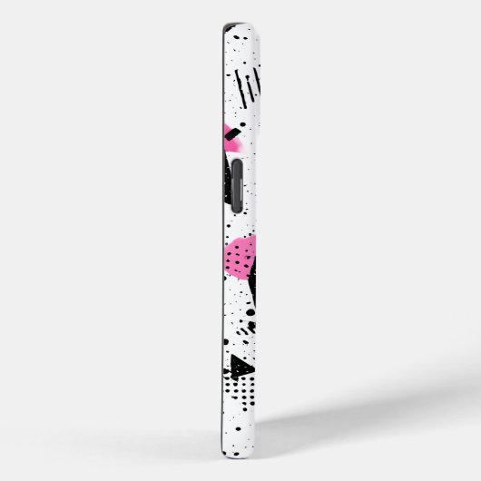 Coques Case-Mate iPhone Retro Memphis Geometric Pattern (Verso / Droite)
