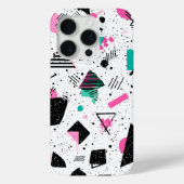 Coques Case-Mate iPhone Retro Memphis Geometric Pattern (Verso)