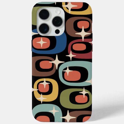 Coques Case-Mate iPhone Retro Mid Century Modern Abstract (Verso)