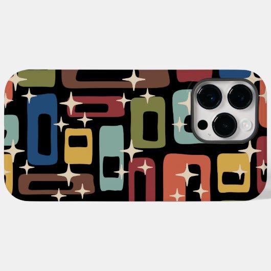 Coques Case-Mate iPhone Retro Mid Century Modern Abstract (Verso (horizontal))