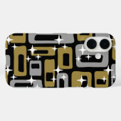 Coques Case-Mate iPhone Retro Mid-Century Moderne Abstrait (Verso (horizontal))