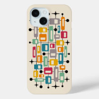 Retro Mid-Century Moderne Abstrait