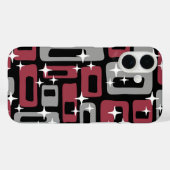Coques Case-Mate iPhone Retro Mid-Century Moderne Abstrait (Verso (horizontal))