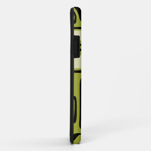 Coques Case-Mate iPhone Retro Mid-Century Moderne Abstrait (Dos/Droite)