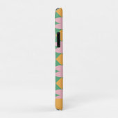 Coques Case-Mate iPhone Retro Mid Century Motif Vert personnalisé (Dos/Droite)