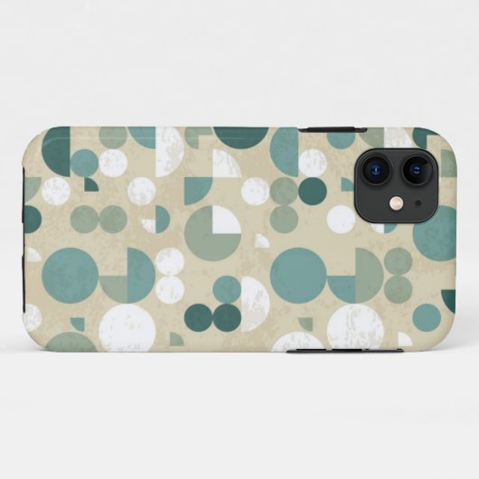 Coques Case-Mate iPhone Rétro motif abstrait (Dos (Horizontal))