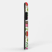 Coques Case-Mate iPhone rétro motif de hibou d'arbre rose de feuille (Dos/Droite)