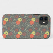 Coques Case-Mate iPhone Rétro motif floral (Dos (Horizontal))