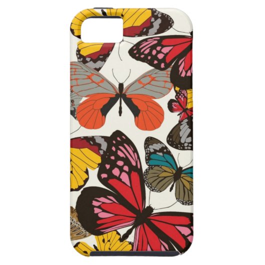 Coques Case-Mate iPhone Rétro motif floral (Dos)