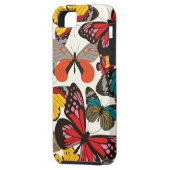 Coques Case-Mate iPhone Rétro motif floral (Dos gauche)