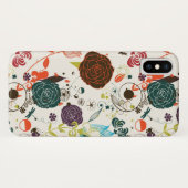 Coques Case-Mate iPhone Rétro motif floral 2 (Dos (Horizontal))
