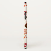 Coques Case-Mate iPhone Rétro motif floral 2 (Dos/Droite)