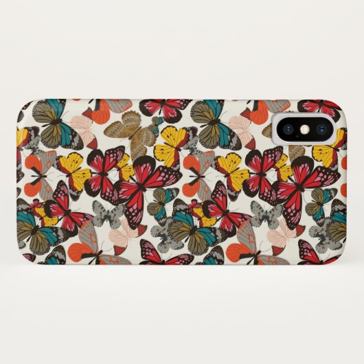Coques Case-Mate iPhone Rétro motif floral 2 (Dos (Horizontal))