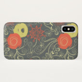 Coques Case-Mate iPhone Rétro motif floral 3 (Dos (Horizontal))