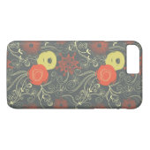 Coques Case-Mate iPhone Rétro motif floral 3 (Dos (Horizontal))