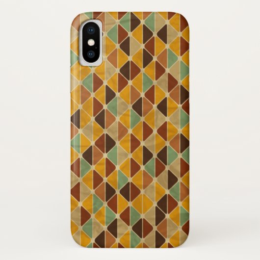 Coques Case-Mate iPhone Rétro motif géométrique 3 2 (Dos)