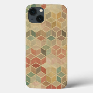 iPhone 13 Case Rétro motif géométrique 5