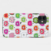 Coques Case-Mate iPhone Rétro motif mignon de pomme (Dos (Horizontal))