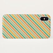 Coques Case-Mate iPhone Rétro motif rayé grunge (Dos (Horizontal))